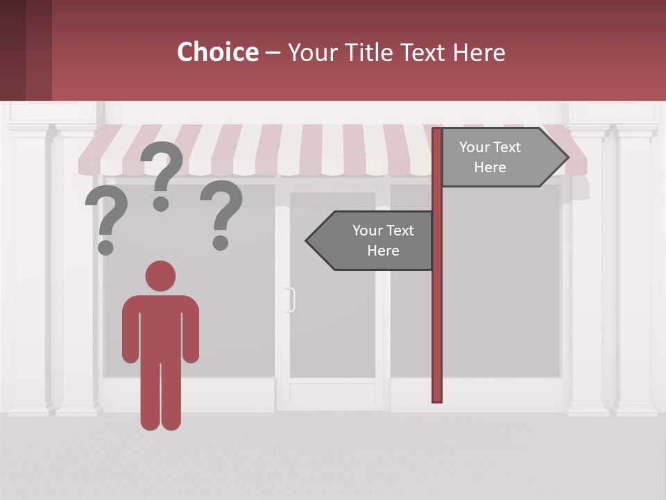 Caucasian Single Calm PowerPoint Template