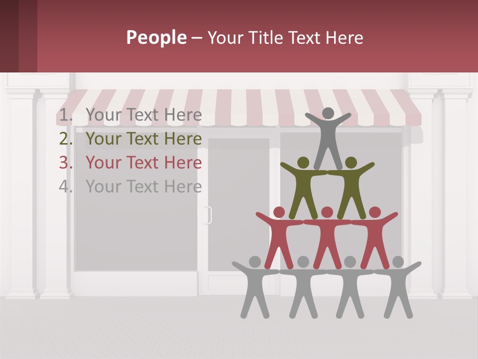 Caucasian Single Calm PowerPoint Template