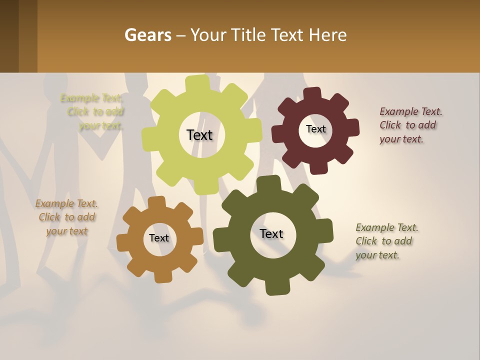 Standing Sunrise Mother PowerPoint Template