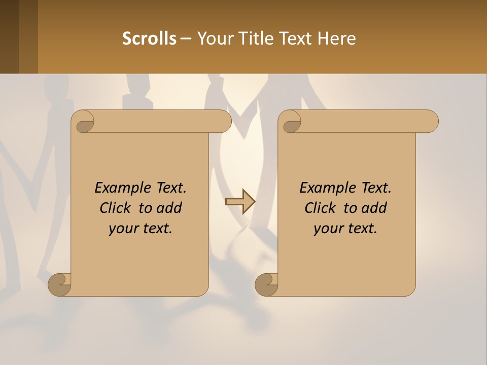 Standing Sunrise Mother PowerPoint Template