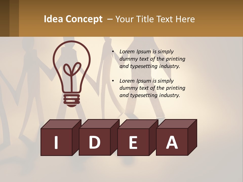 Standing Sunrise Mother PowerPoint Template