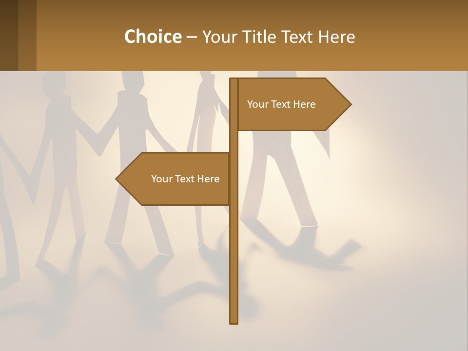 Standing Sunrise Mother PowerPoint Template