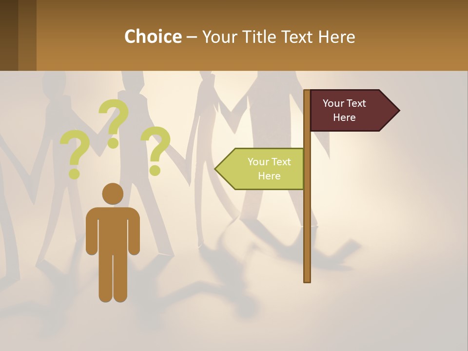 Standing Sunrise Mother PowerPoint Template