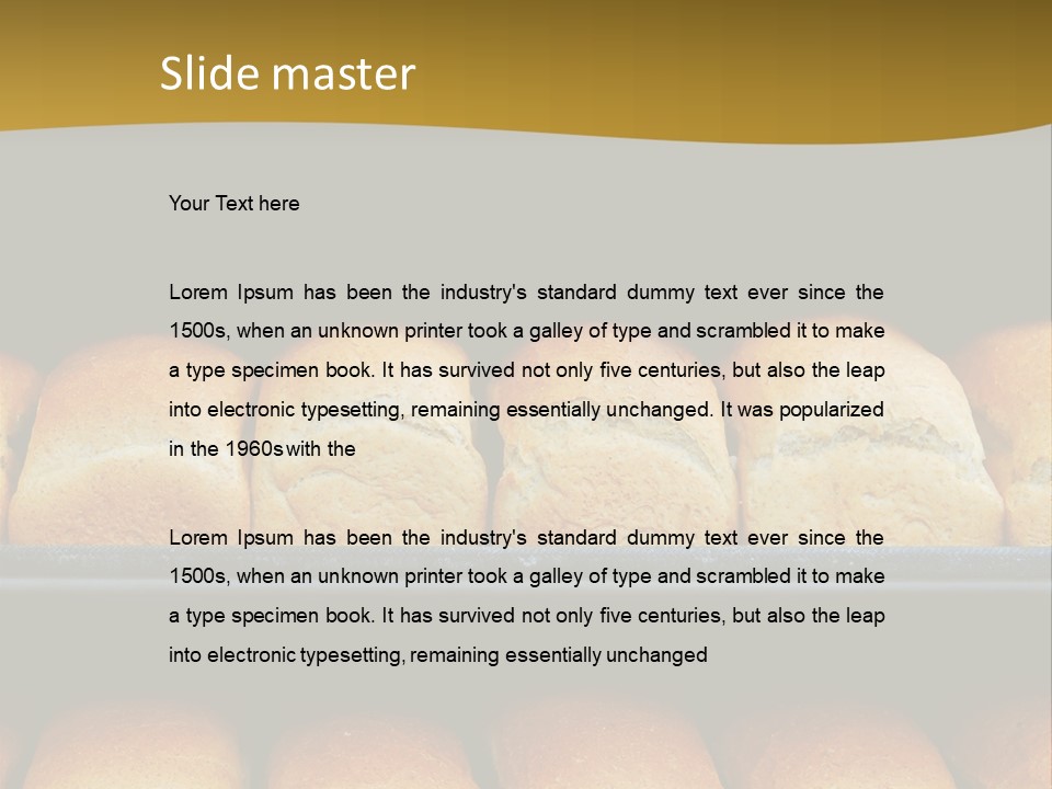 Older Sand Pensioner PowerPoint Template