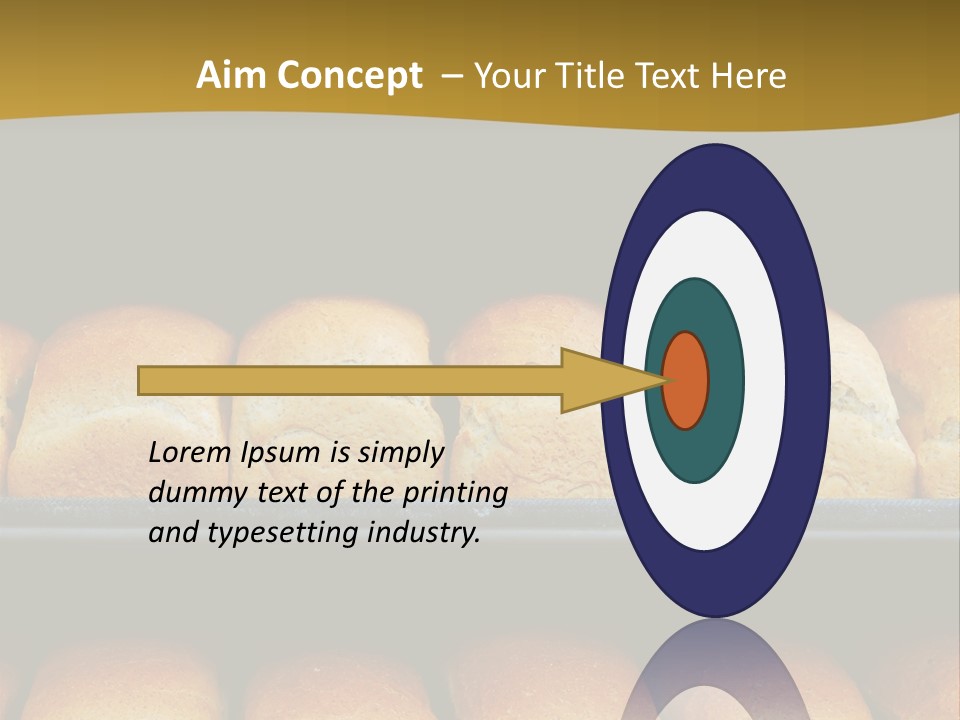 Older Sand Pensioner PowerPoint Template