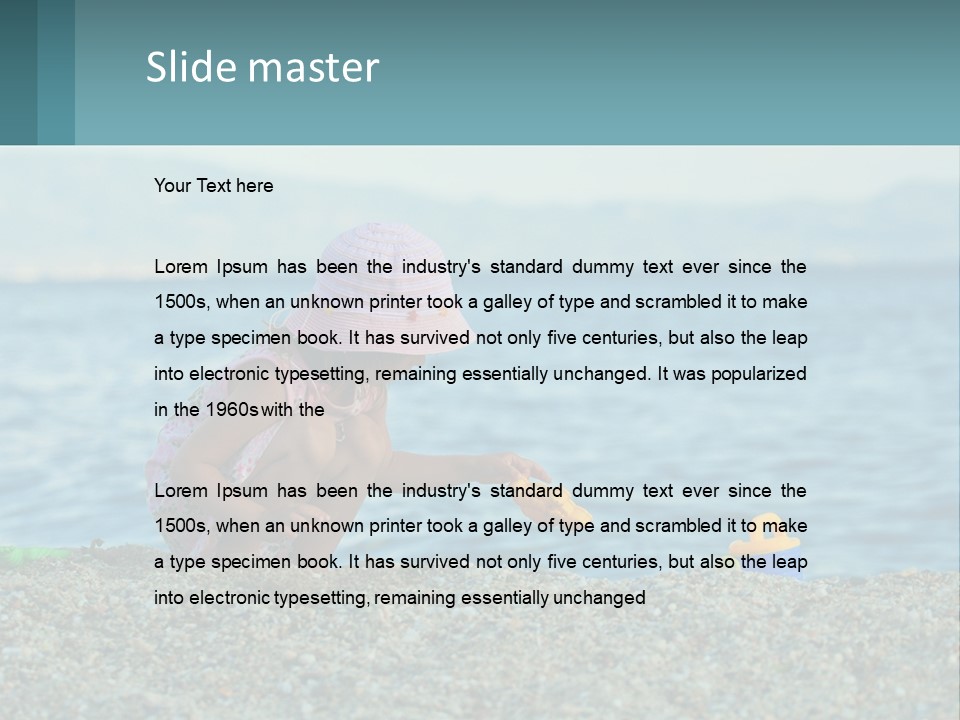 Wellness Portrait Lifestyle PowerPoint Template