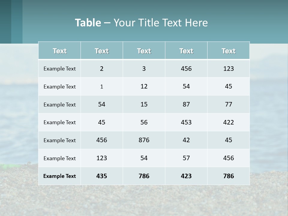 Wellness Portrait Lifestyle PowerPoint Template