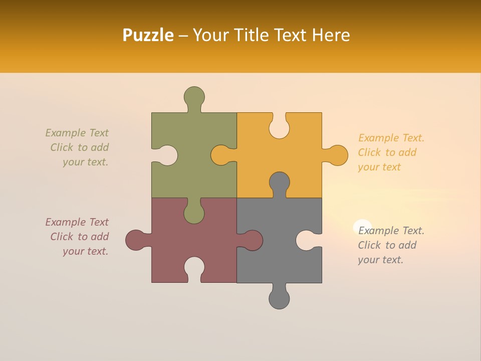 Older Senior Coast PowerPoint Template