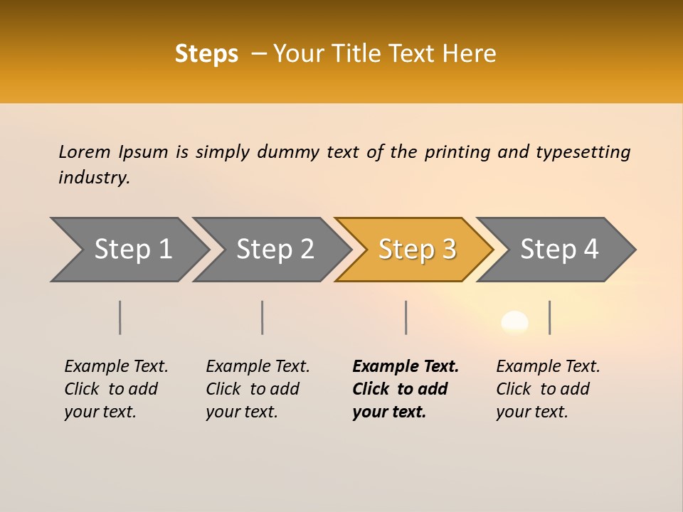 Older Senior Coast PowerPoint Template
