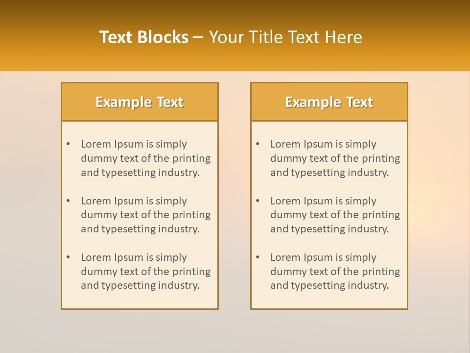 Older Senior Coast PowerPoint Template