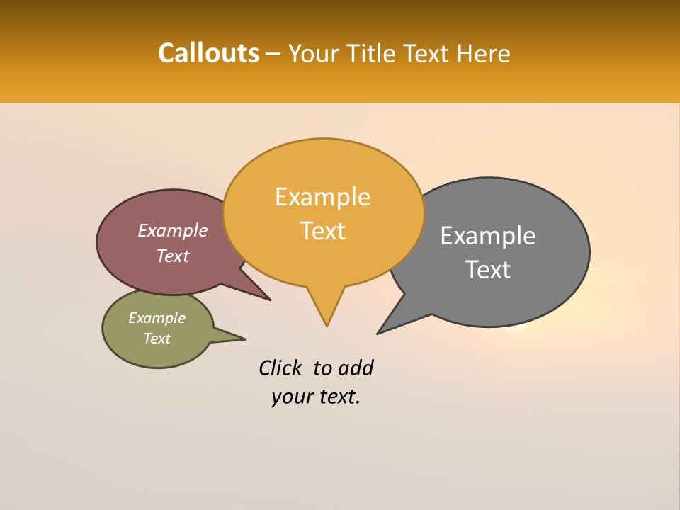 Older Senior Coast PowerPoint Template