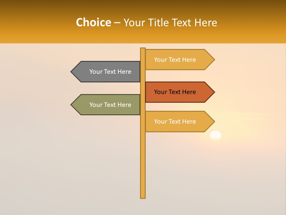 Older Senior Coast PowerPoint Template
