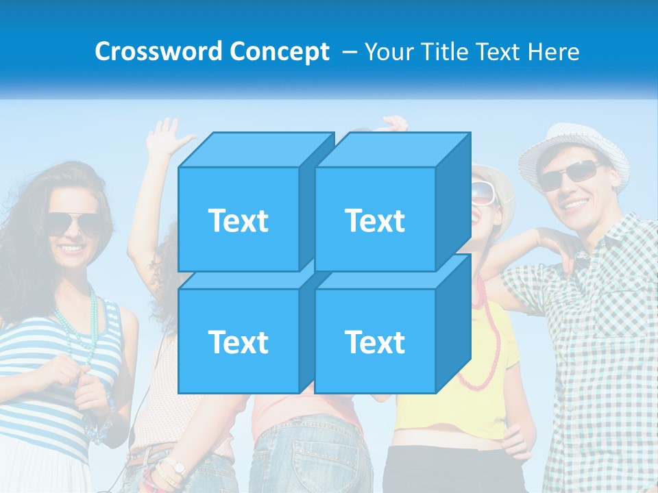 Family Retirement Sunset PowerPoint Template