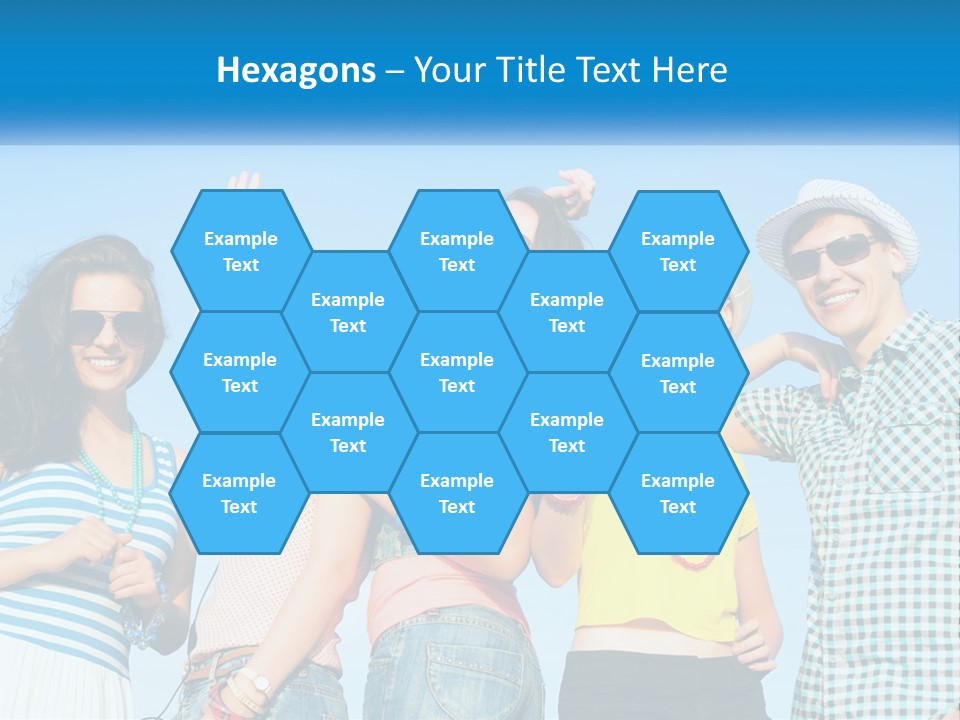 Family Retirement Sunset PowerPoint Template