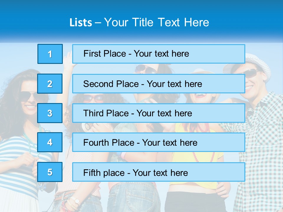 Family Retirement Sunset PowerPoint Template