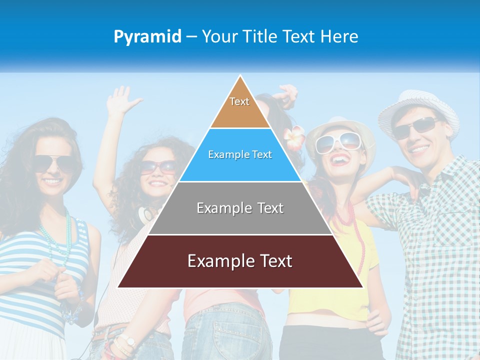 Family Retirement Sunset PowerPoint Template