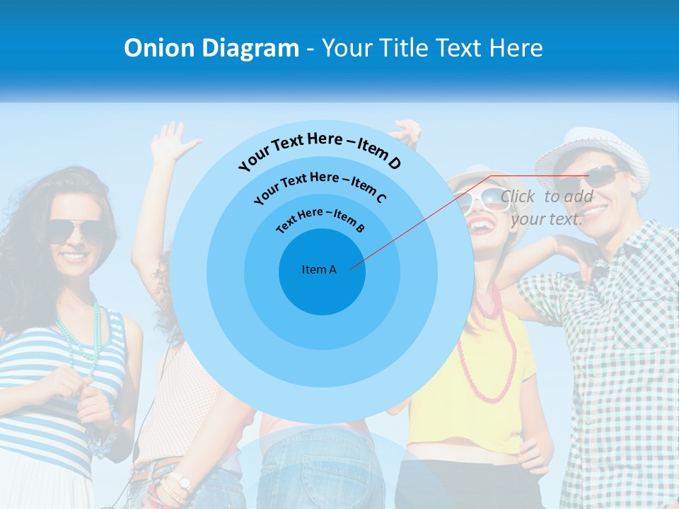 Family Retirement Sunset PowerPoint Template