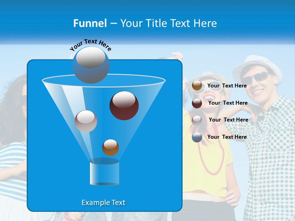 Family Retirement Sunset PowerPoint Template