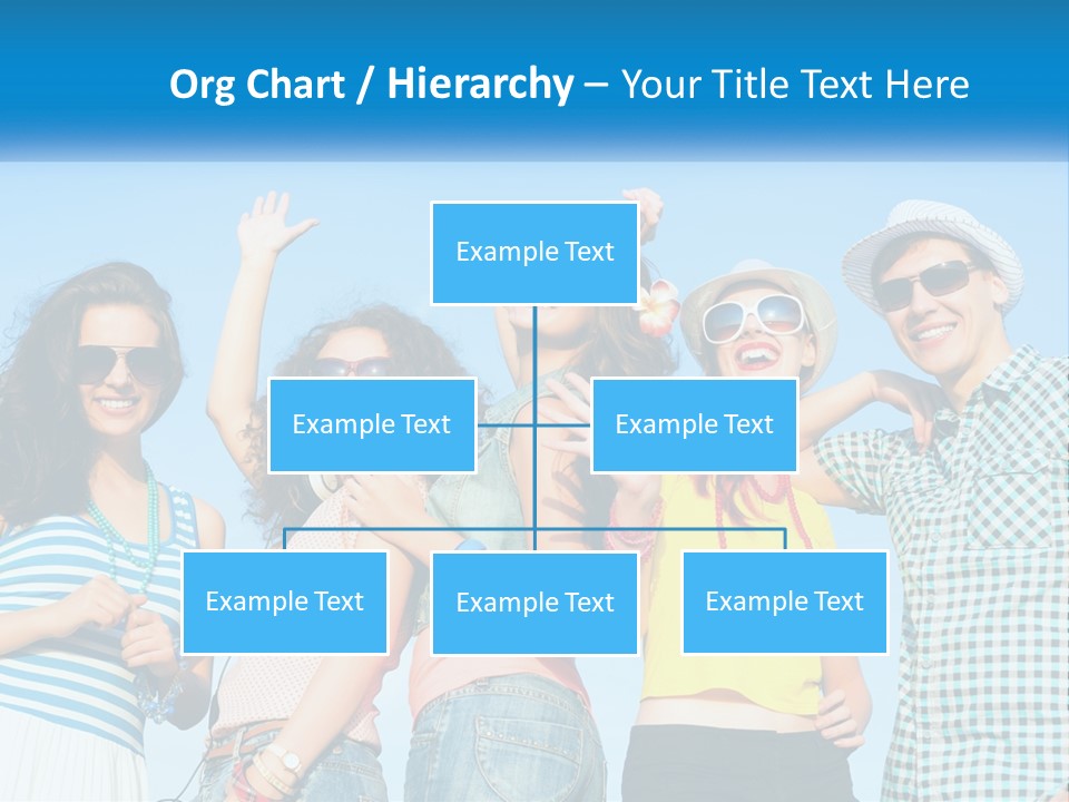 Family Retirement Sunset PowerPoint Template