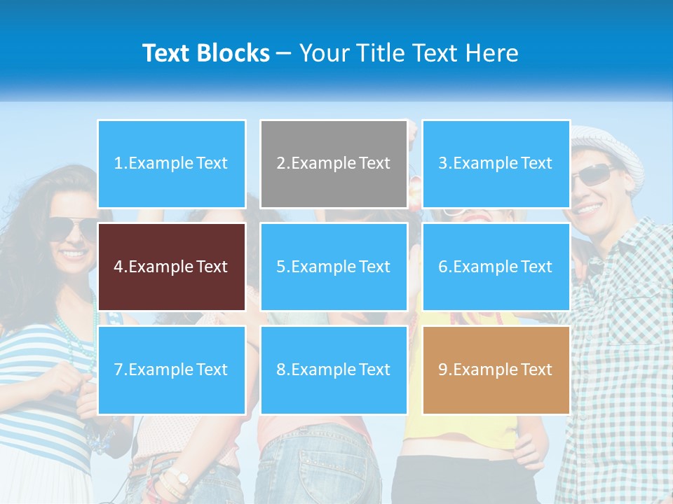 Family Retirement Sunset PowerPoint Template