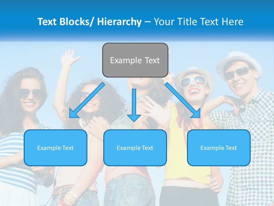 Family Retirement Sunset PowerPoint Template