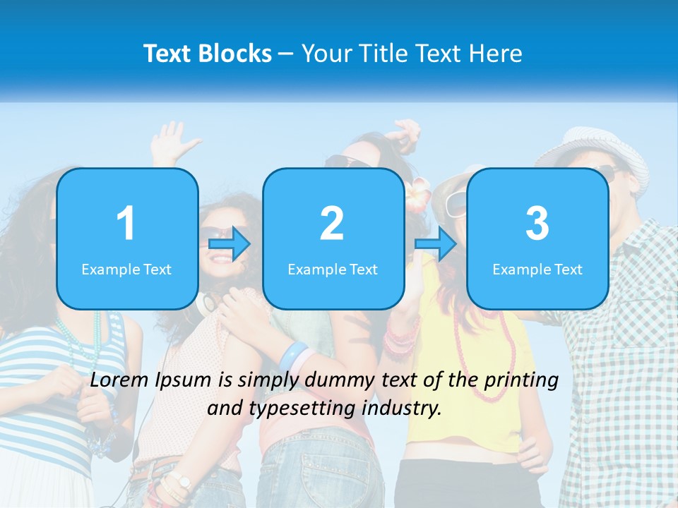Family Retirement Sunset PowerPoint Template