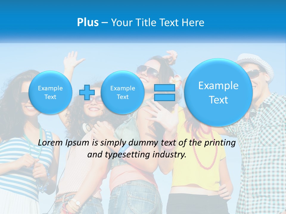 Family Retirement Sunset PowerPoint Template
