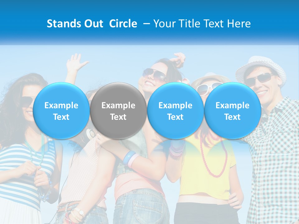 Family Retirement Sunset PowerPoint Template