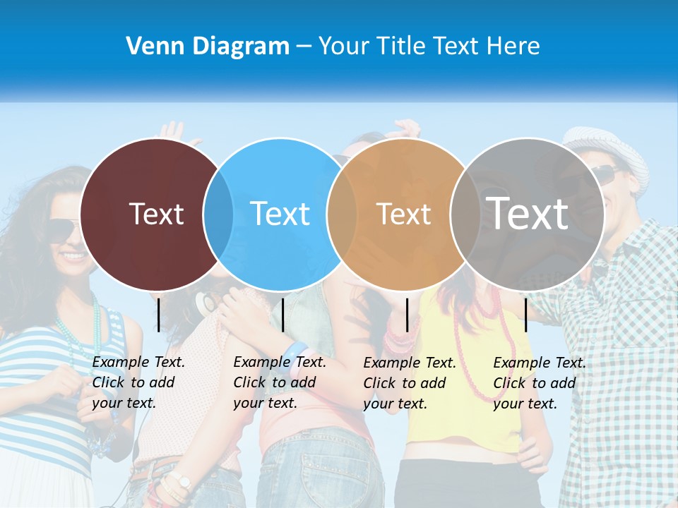 Family Retirement Sunset PowerPoint Template