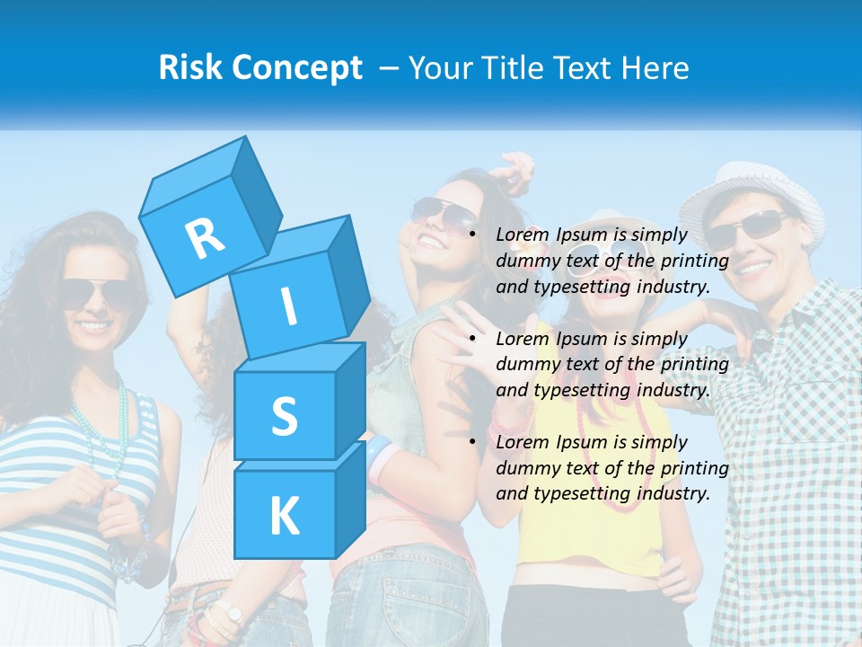 Family Retirement Sunset PowerPoint Template