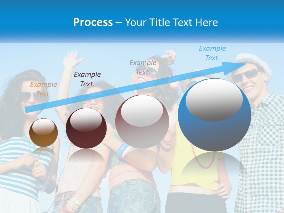 Family Retirement Sunset PowerPoint Template