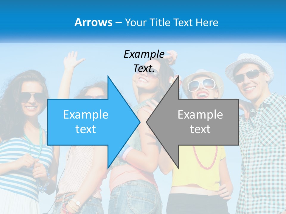 Family Retirement Sunset PowerPoint Template