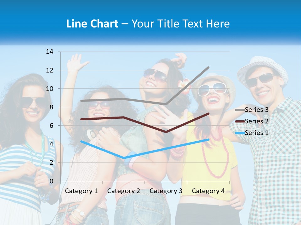 Family Retirement Sunset PowerPoint Template