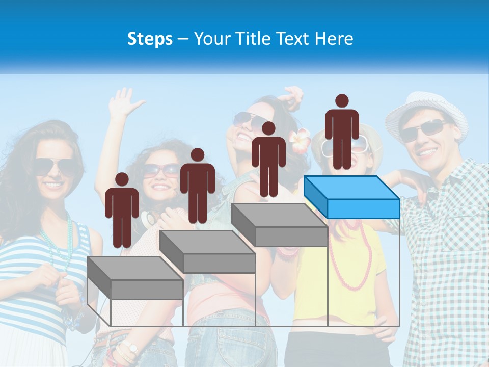 Family Retirement Sunset PowerPoint Template