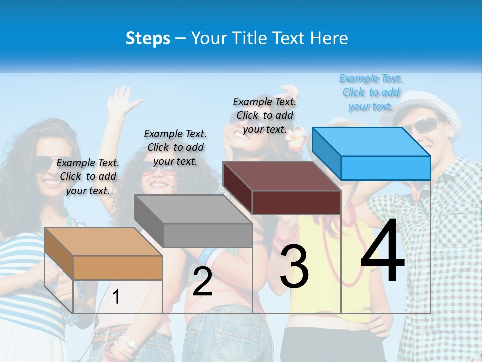 Family Retirement Sunset PowerPoint Template