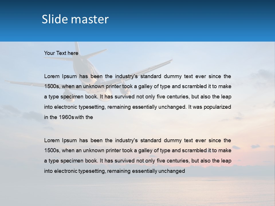 Coastal Portrait Mother PowerPoint Template