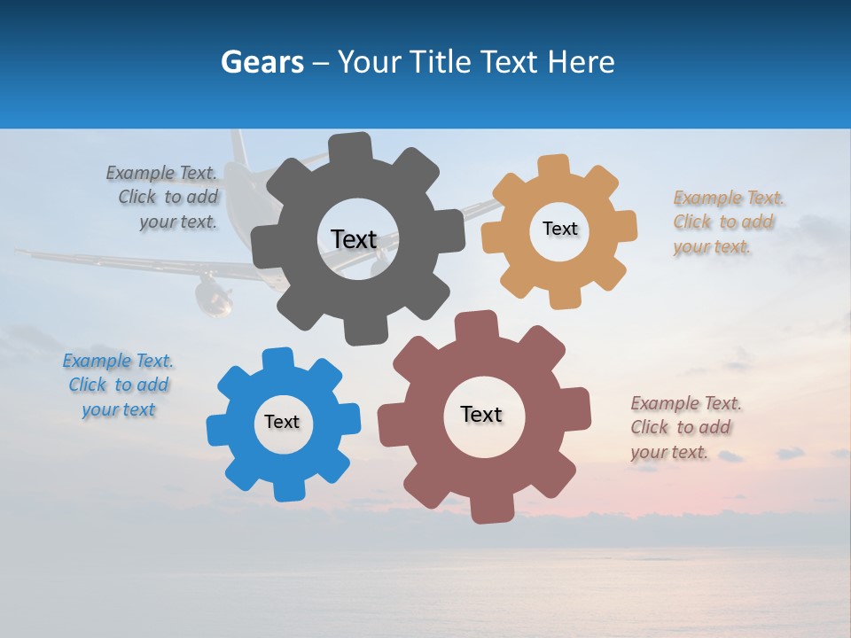 Coastal Portrait Mother PowerPoint Template