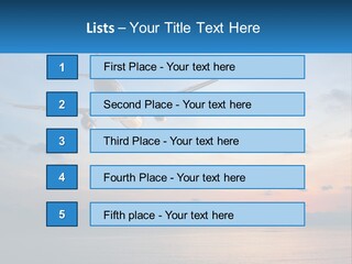 Coastal Portrait Mother PowerPoint Template