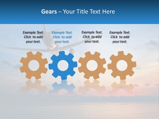 Coastal Portrait Mother PowerPoint Template