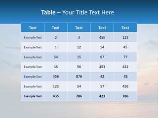 Coastal Portrait Mother PowerPoint Template