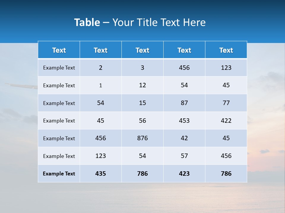 Coastal Portrait Mother PowerPoint Template