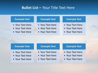 Coastal Portrait Mother PowerPoint Template