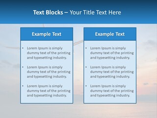 Coastal Portrait Mother PowerPoint Template