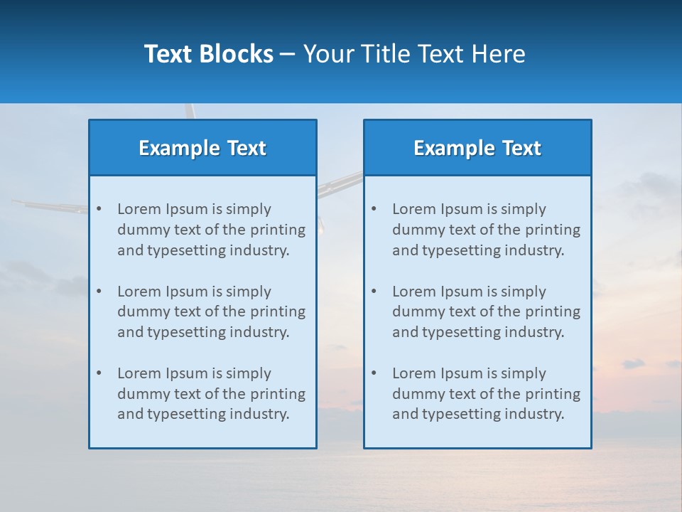 Coastal Portrait Mother PowerPoint Template