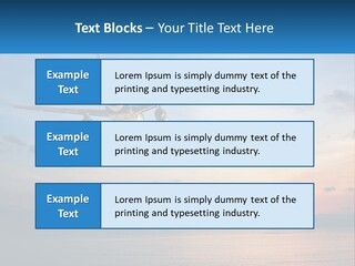 Coastal Portrait Mother PowerPoint Template