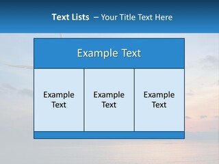 Coastal Portrait Mother PowerPoint Template