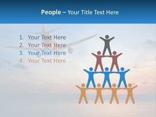 Coastal Portrait Mother PowerPoint Template