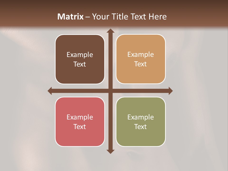 Portrait Wave Sunrise PowerPoint Template
