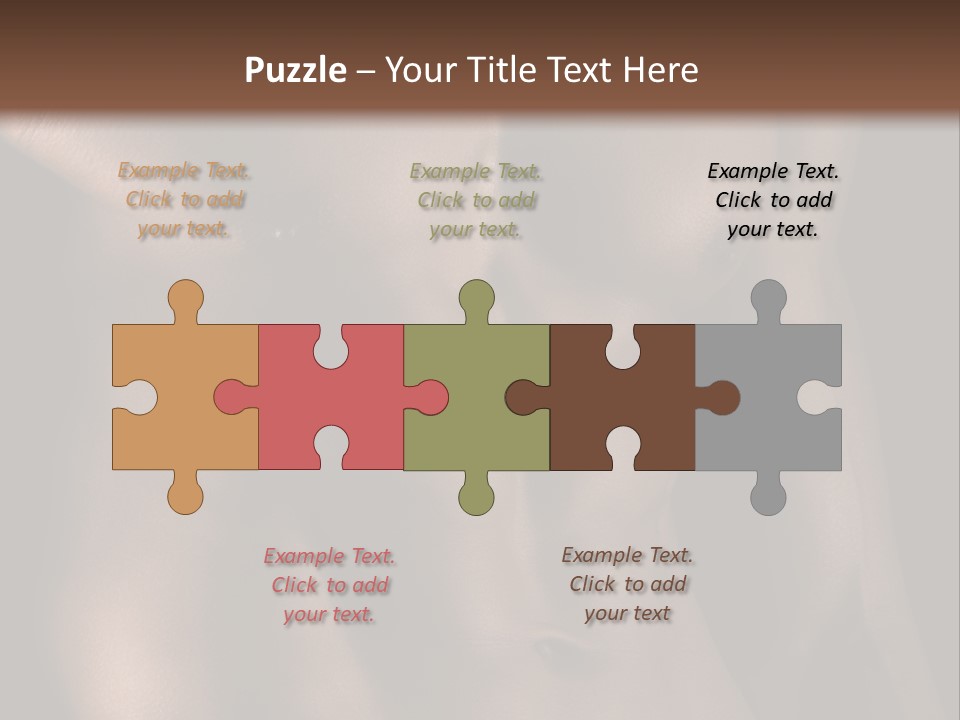 Portrait Wave Sunrise PowerPoint Template