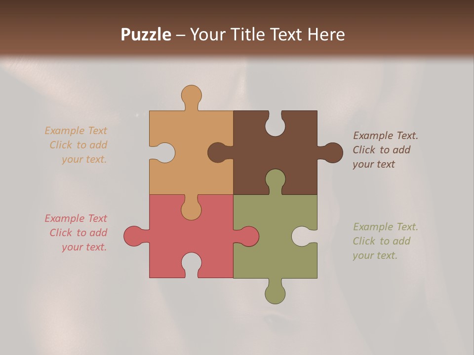 Portrait Wave Sunrise PowerPoint Template